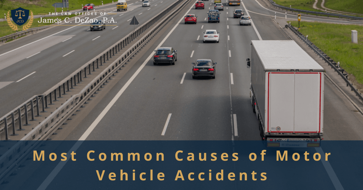 Most Common Causes Of Motor Vehicle Accidents